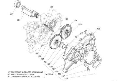 X30 Balancing shaft gear