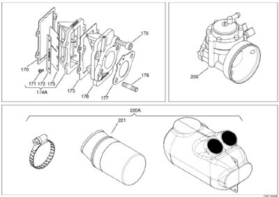 X30 Reed block gasket