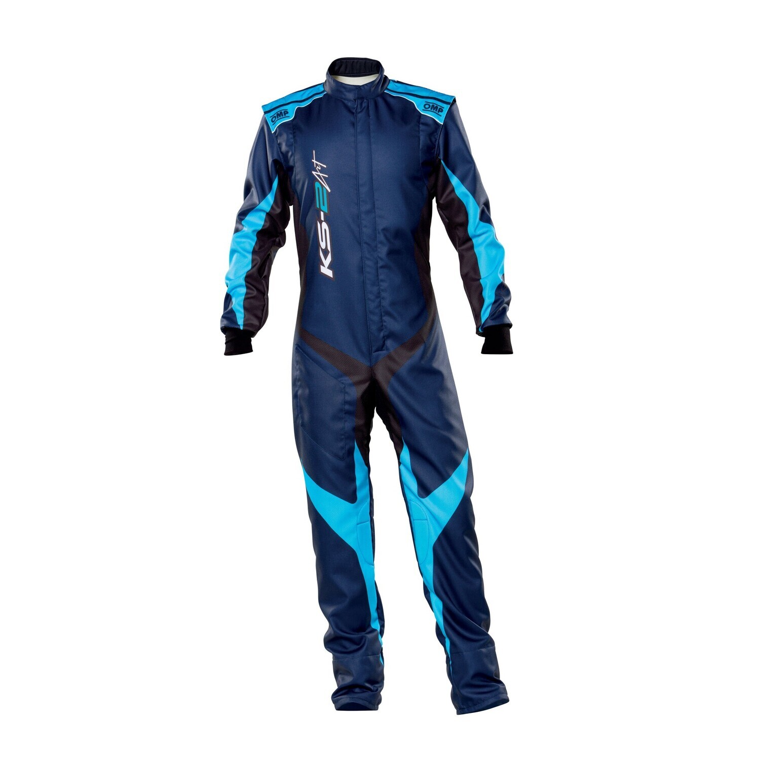 OMP KS-2 ART Navy/Cyan Suit