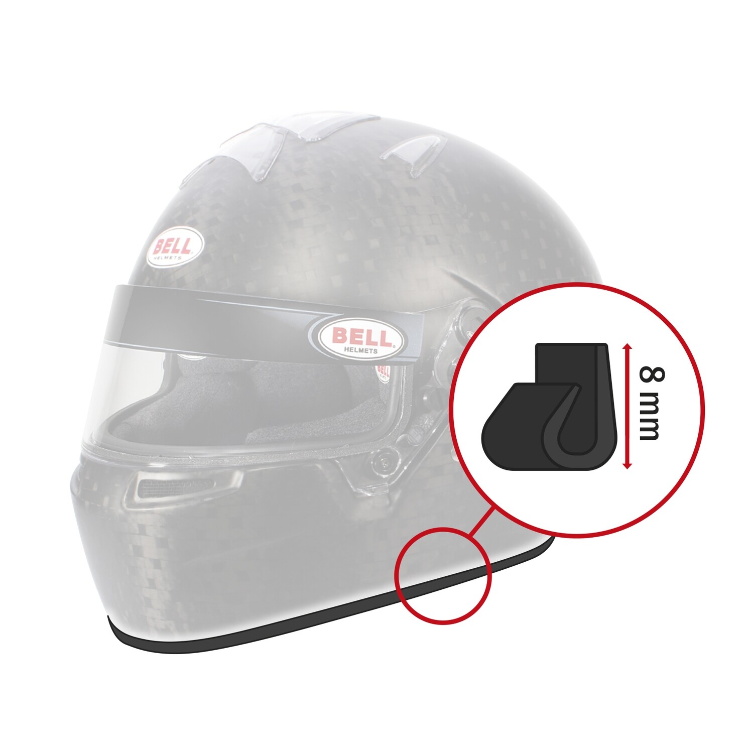 Guarnizione inferiore casco Bell