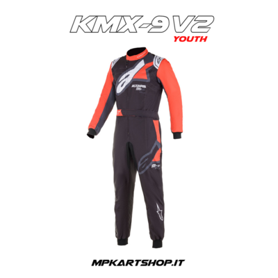Alpinestars KMX-9 Graph 1 Orange YOUTH suit