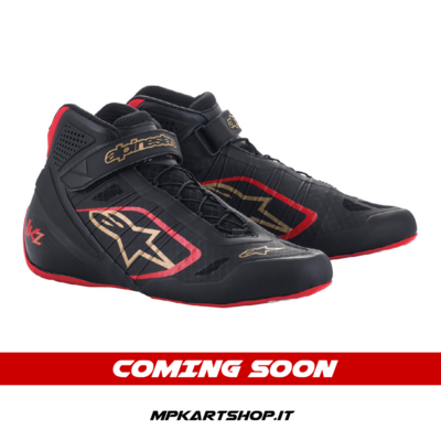 Scarpe Alpinestars Tech-1 KZ Nere/Oro Scarpe Alpinestars Tech-1 KZ Nere/Oro