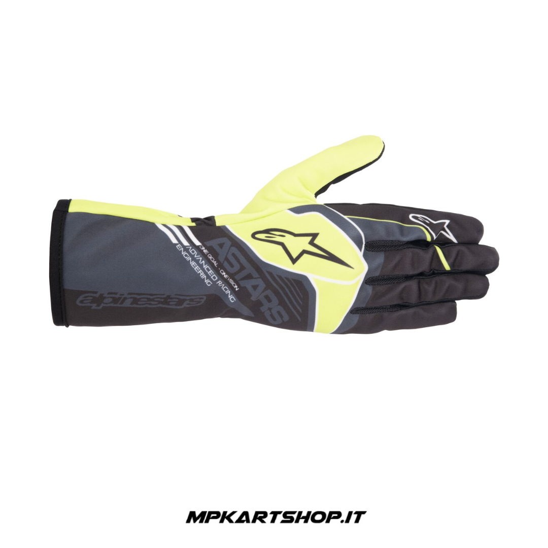 Guanti Alpinestars Tech-1 K Race V2 Corporate Lime