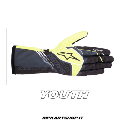 Guanti Alpinestars Tech-1 K Race S. V2 Corporate Lime BIMBO