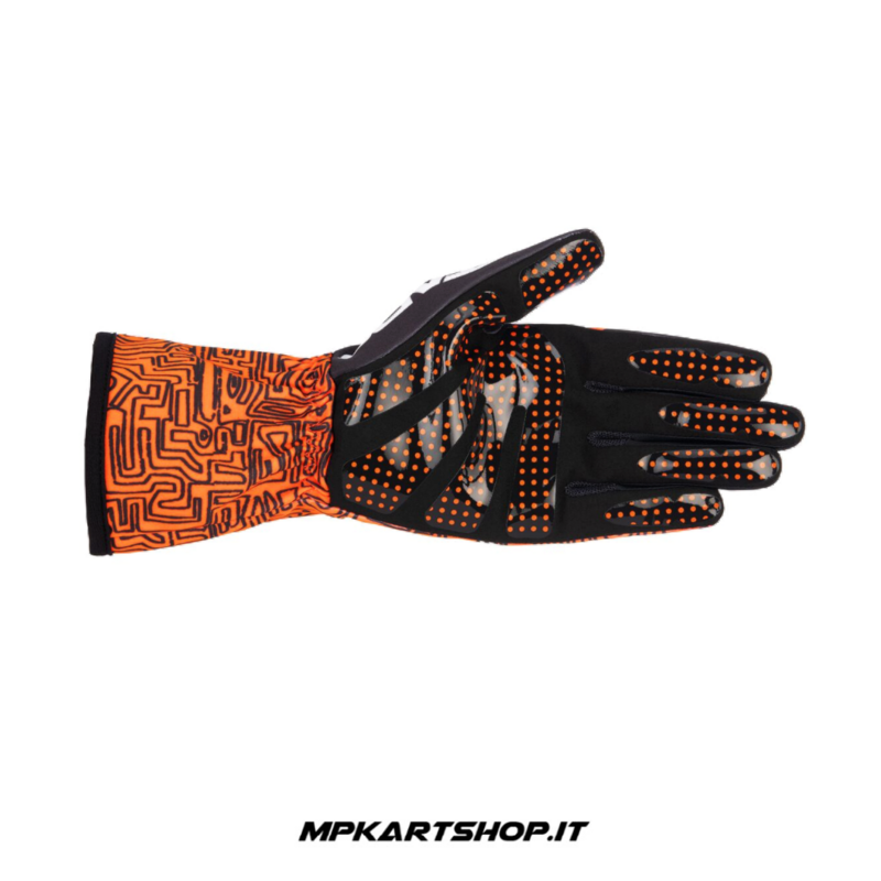 Alpinestars Tech-1 K Race V2 Vertical Orange gloves
