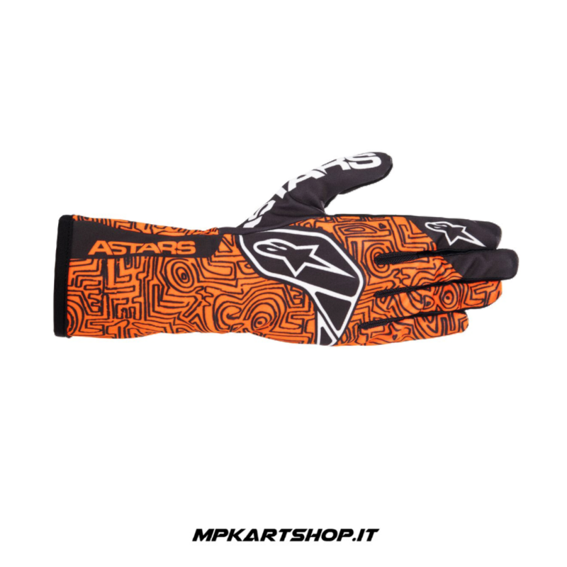 Alpinestars Tech-1 K Race V2 Vertical Orange gloves