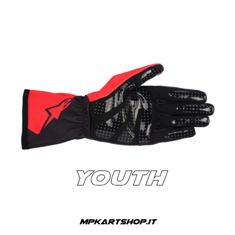Alpinestars Tech-1 K Race V2 Corporate Red YOUTH gloves