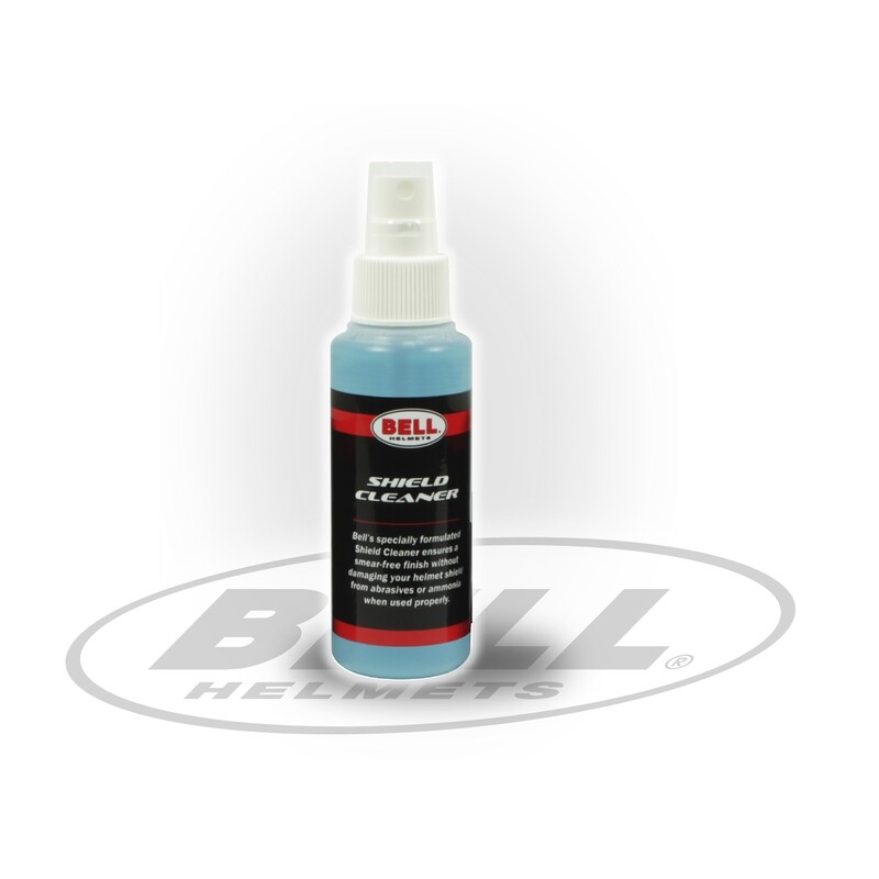 Bell visor cleaner