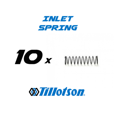 Kit Tillotson inlet tension spring (10x)
