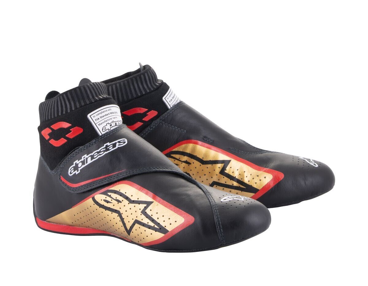Alpinestars Supermono V2 Shoes Black / Gold