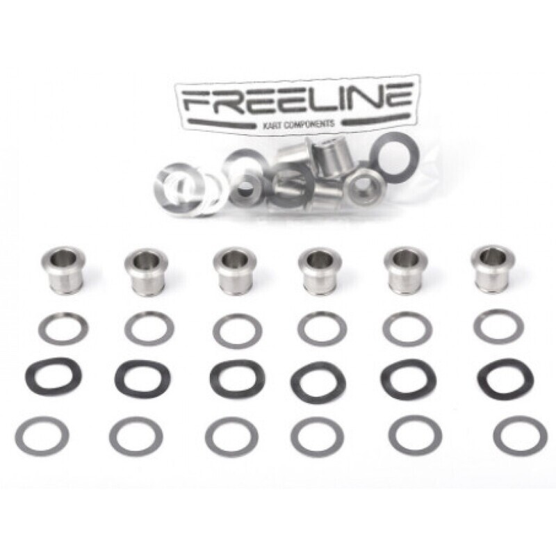 Bushing kit rear brake disc Birel 80X180X16