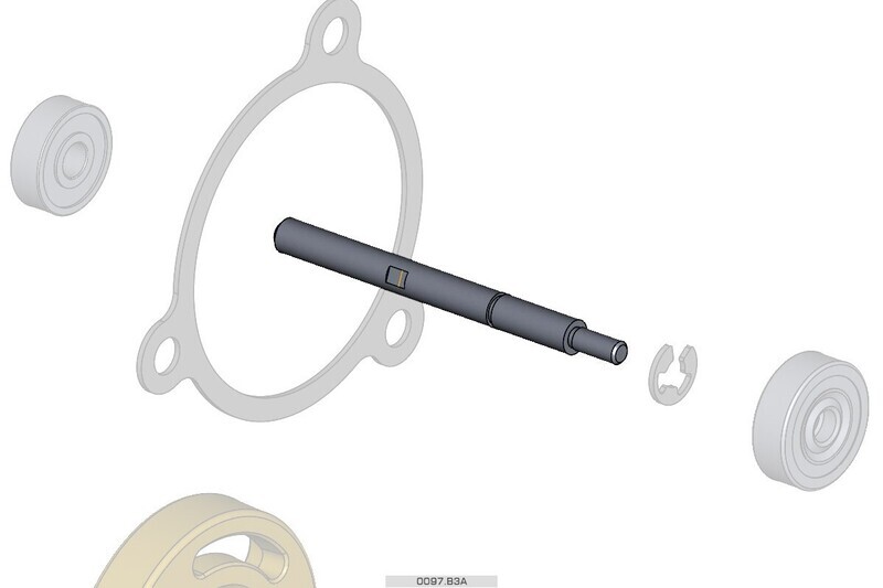 OTK water pump shaft