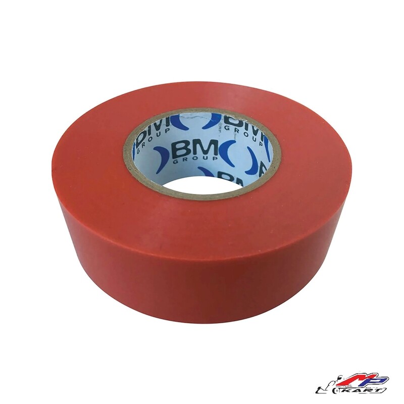 Red tape in PVC 25mm x 25m