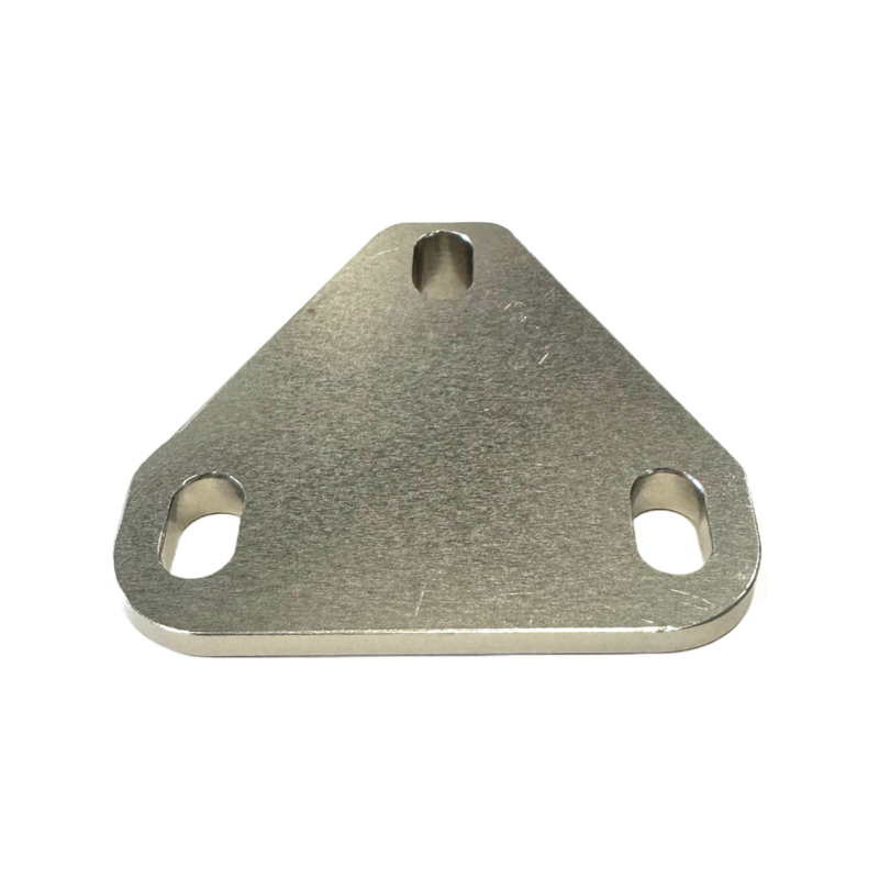 Steering wheel plate slanting