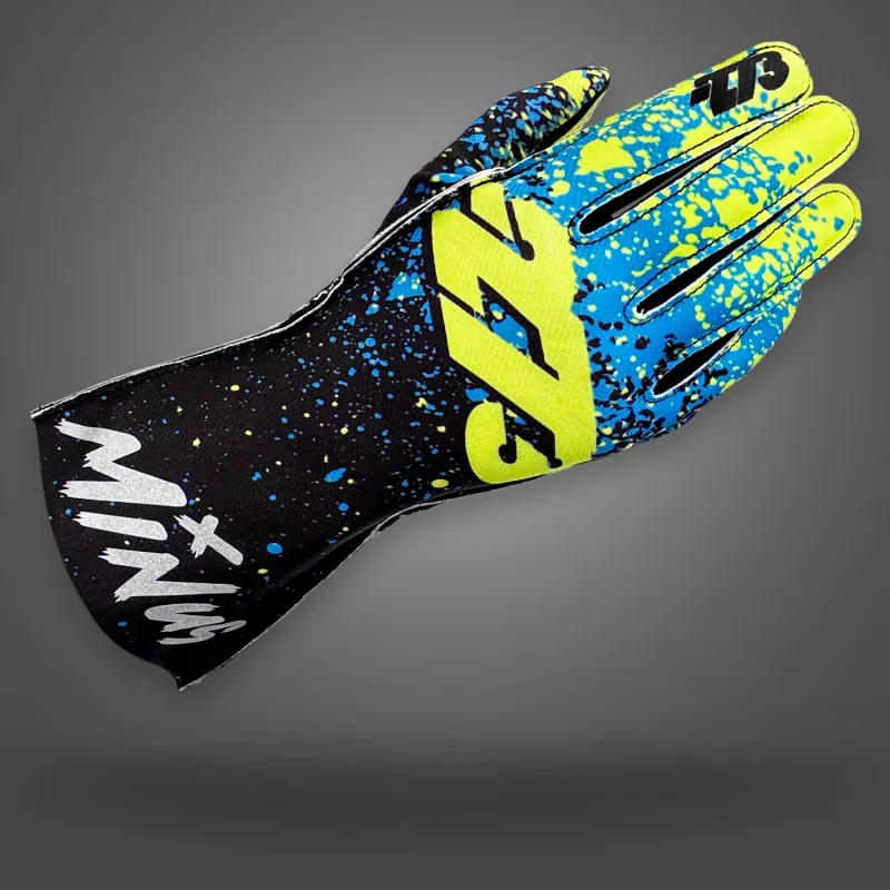 Minus 273 Drip Yellow/Blue gloves