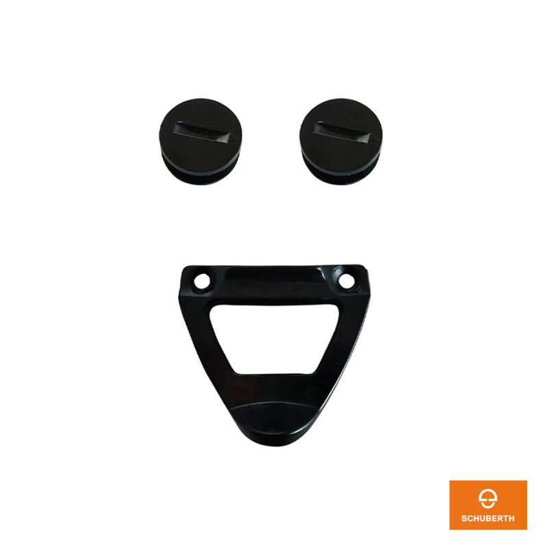 Schuberth black visor kit