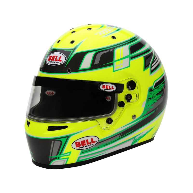 Bell KC7-CMR Champion V2 Yellow Anthracite helmet