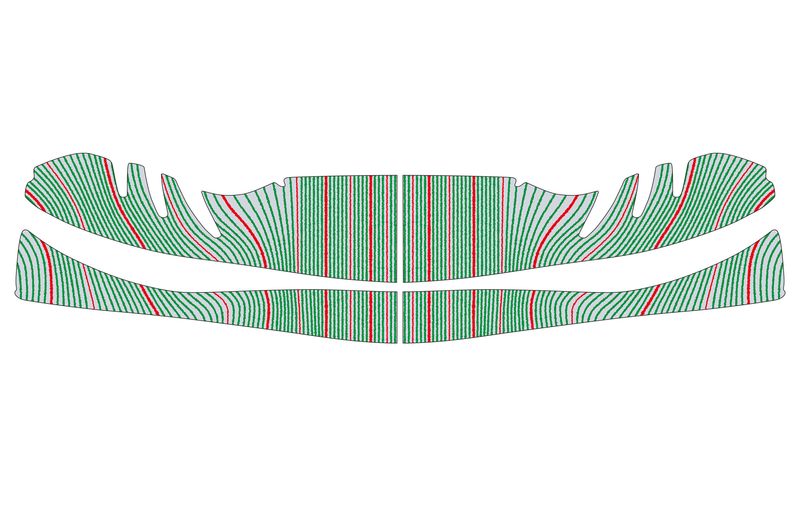 Tony-Kart M11 2025 Front bumper Sticker Kit