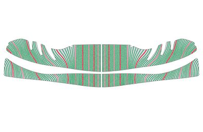 Tony-Kart M11 2025 Front bumper Sticker Kit