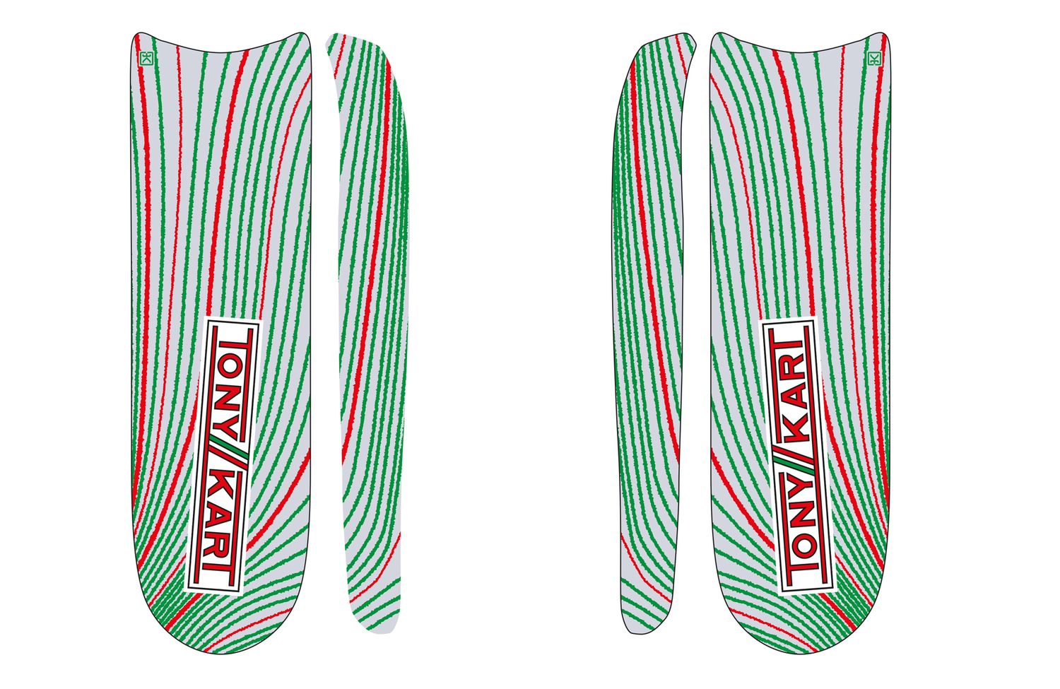 Tony-Kart M11 2025 Side pods stickers