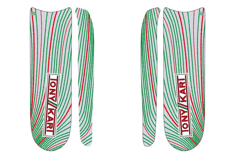 Tony-Kart M11 2025 Side pods stickers