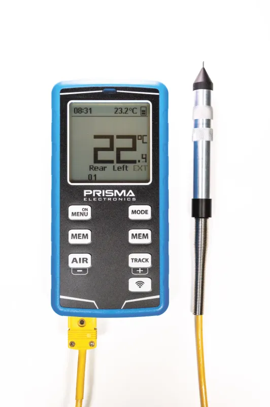 PRISMA Digital tire pyrometer with needle probe