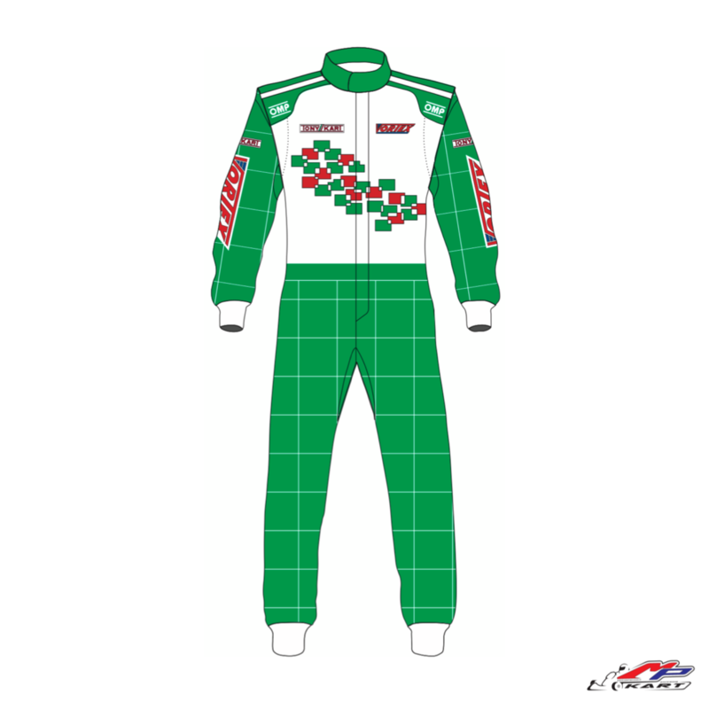 TonyKart 1998 green vintage suit