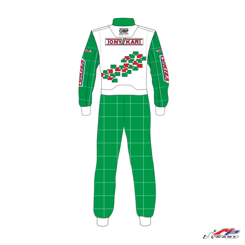 TonyKart 1998 green vintage suit