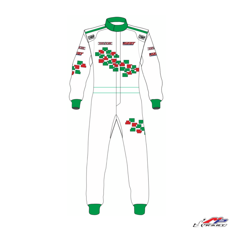 TonyKart 1998 white vintage suit