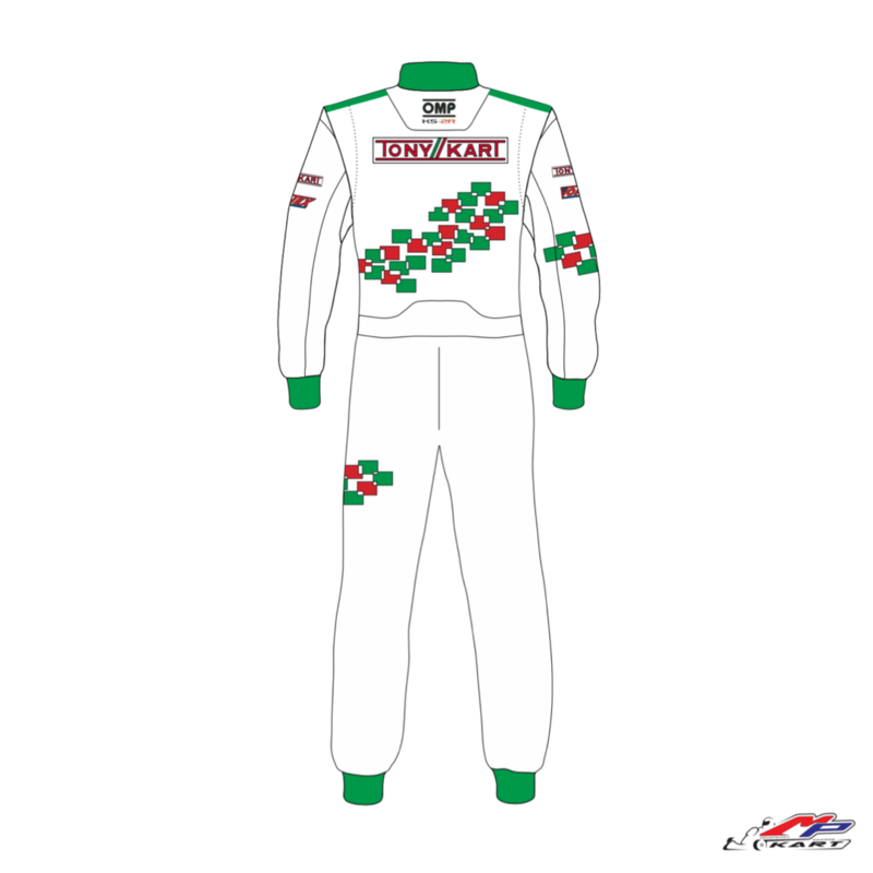 TonyKart 1998 white vintage suit