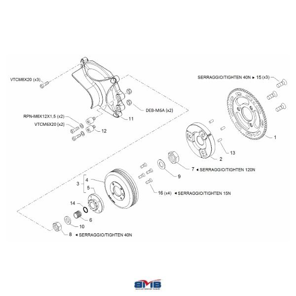 Starter Gear Z70 EKA / HAT / EKJ BMB Easykart