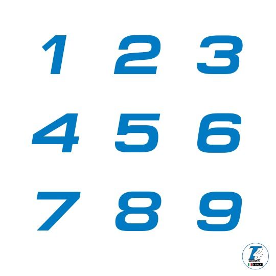 Kit Numeri T4 Italia 2026