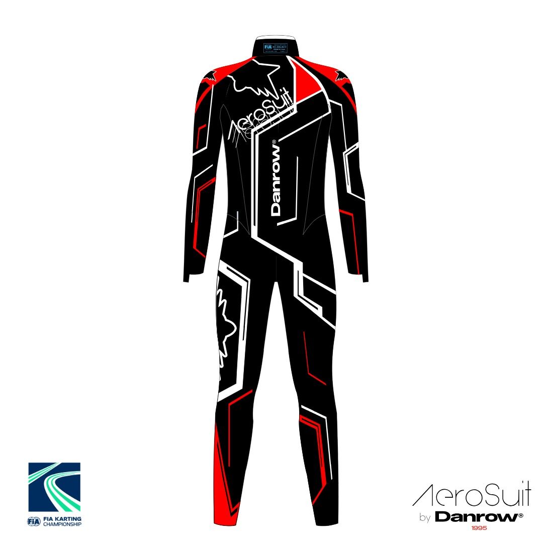 Aerodynamic KID Kart Suit AeroSuit by Danrow – FIA Approved