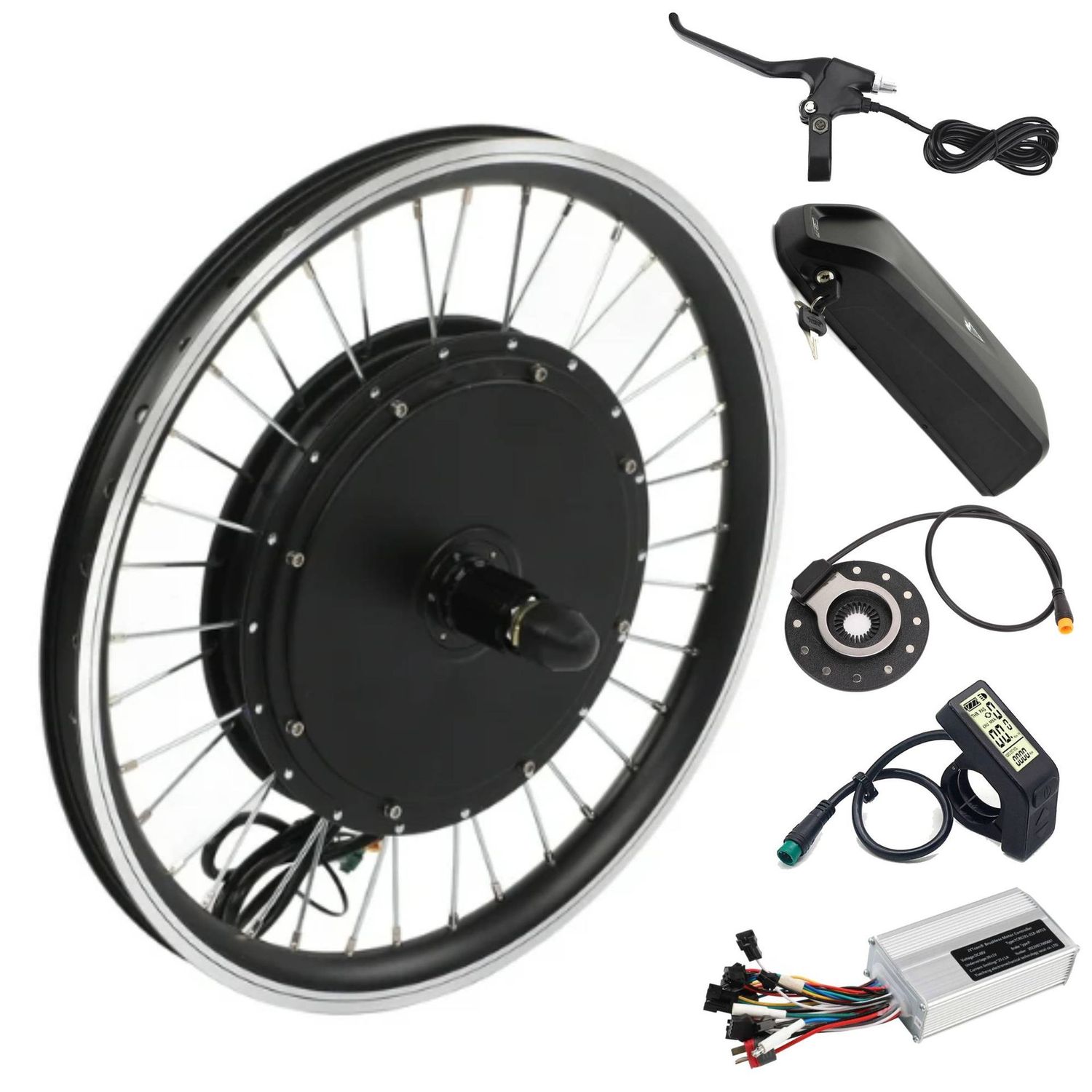 Cargo Bike 100mm Conversion Direct Drive Kit (500W, 14.5Ah, 40km / 30 km/h)