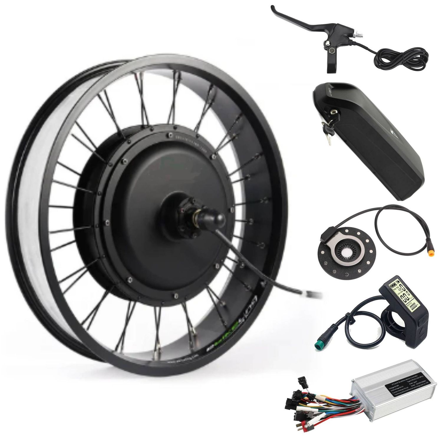 FATBIKE 175mm  Conversion Direct Drive Kit (1000W, 14.5Ah, 40-50km/35km/h)