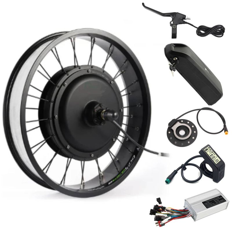FATBIKE 175mm  Conversion Direct Drive Kit (1000W, 14.5Ah, 40-50km/35km/h)