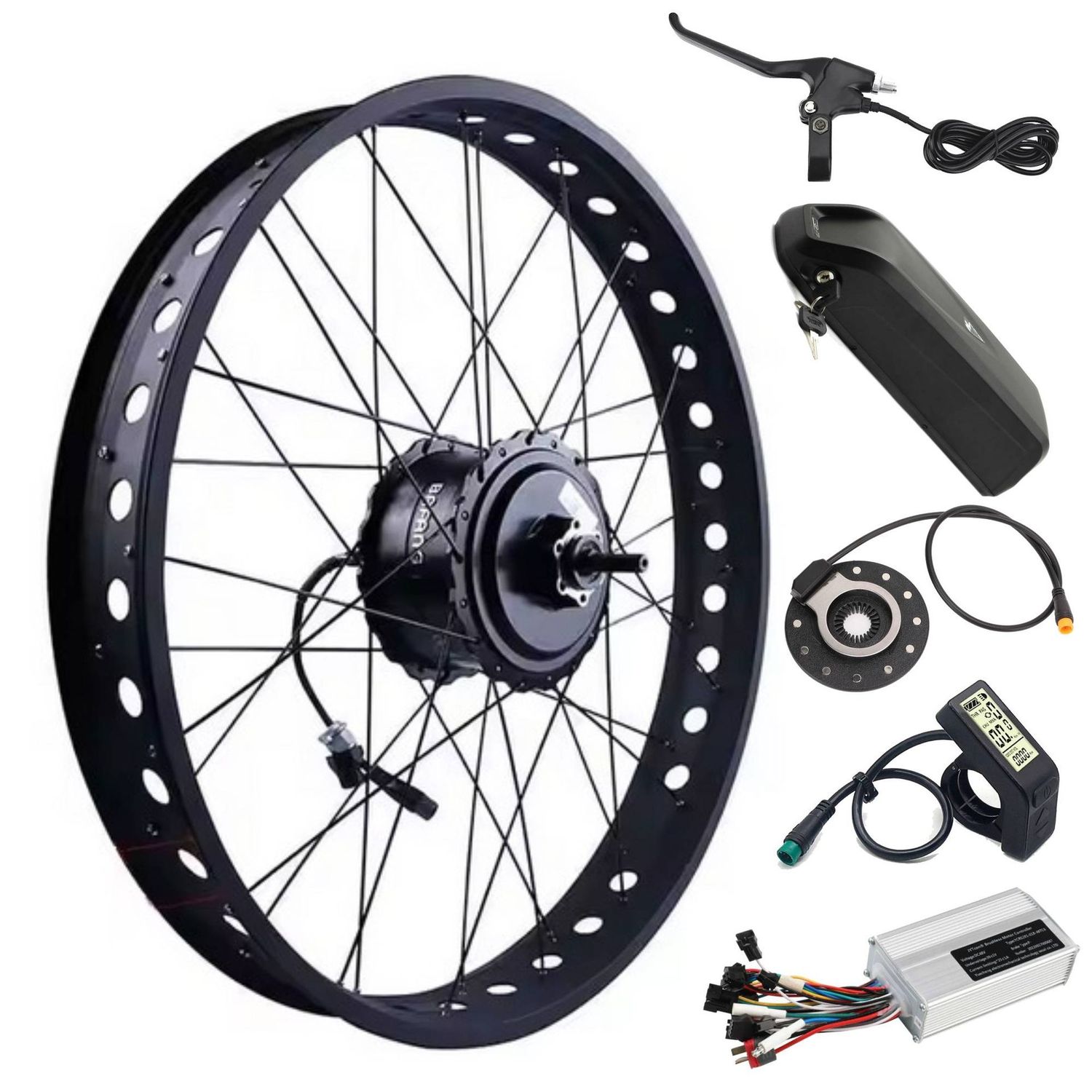 FATBIKE 175mm  Conversion Kit (500W/750W - [geared], 14.5Ah, 40-50km/35km/h)