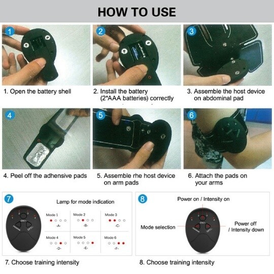 Easy way Muscle Stimulator Body Slimming Shaper Machine,Abdominal Muscle Exerciser, Fat Burning, Body Building, Fitness and body Massager.
