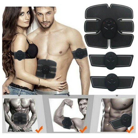 Easy way Muscle Stimulator Body Slimming Shaper Machine,Abdominal Muscle Exerciser, Fat Burning, Body Building, Fitness and body Massager.