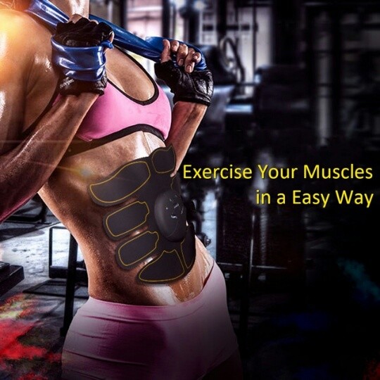 Easy way Muscle Stimulator Body Slimming Shaper Machine,Abdominal Muscle Exerciser, Fat Burning, Body Building, Fitness and body Massager.