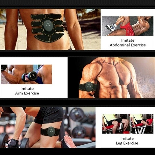 Easy way Muscle Stimulator Body Slimming Shaper Machine,Abdominal Muscle Exerciser, Fat Burning, Body Building, Fitness and body Massager.
