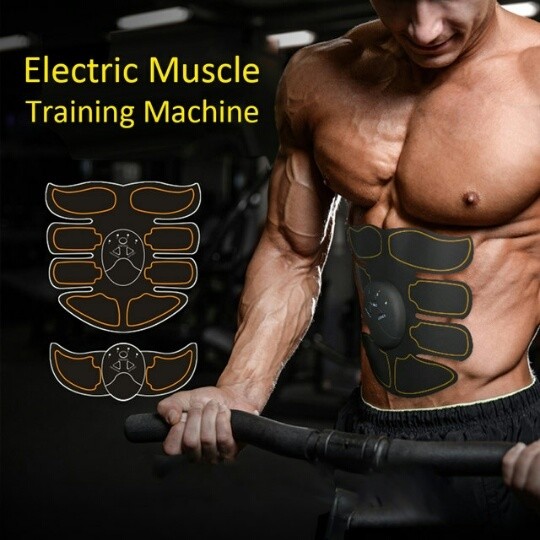 Easy way Muscle Stimulator Body Slimming Shaper Machine,Abdominal Muscle Exerciser, Fat Burning, Body Building, Fitness and body Massager.