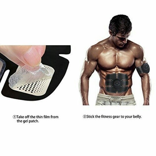Easy way Muscle Stimulator Body Slimming Shaper Machine,Abdominal Muscle Exerciser, Fat Burning, Body Building, Fitness and body Massager.