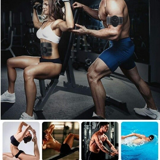 Easy way Muscle Stimulator Body Slimming Shaper Machine,Abdominal Muscle Exerciser, Fat Burning, Body Building, Fitness and body Massager.