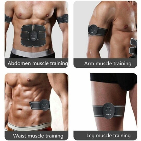 Easy way Muscle Stimulator Body Slimming Shaper Machine,Abdominal Muscle Exerciser, Fat Burning, Body Building, Fitness and body Massager.
