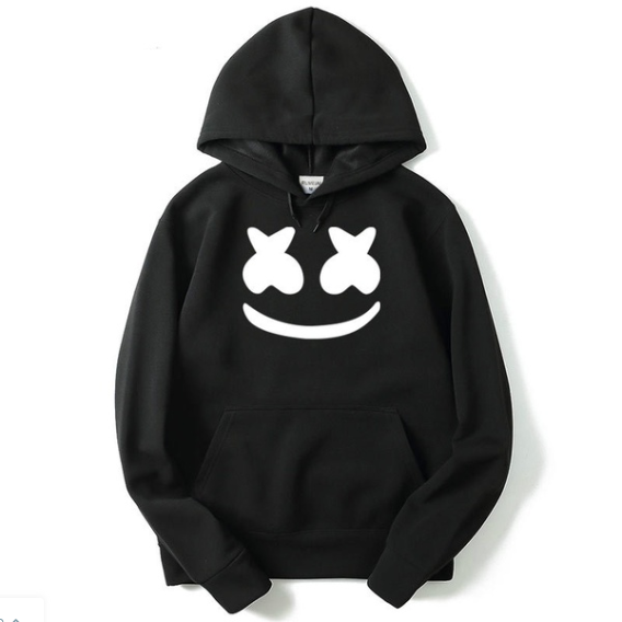 2019 New Brand Marshmello Face Hoodies Men Casual Slim Fit Hoodies Sweatshirt Sportswear Male Fleece Hooded Jacket