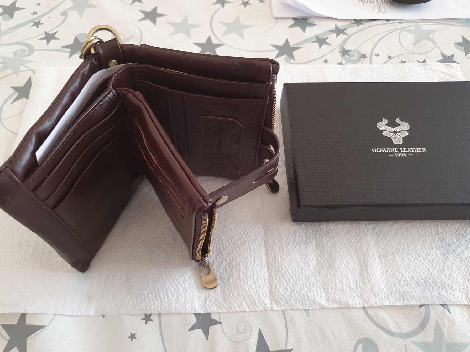 Jeep genuine italian leather rfid men wallet