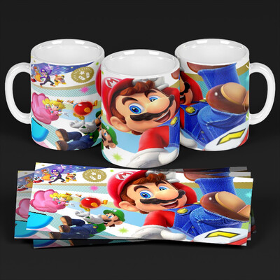 3D Super Mario mug