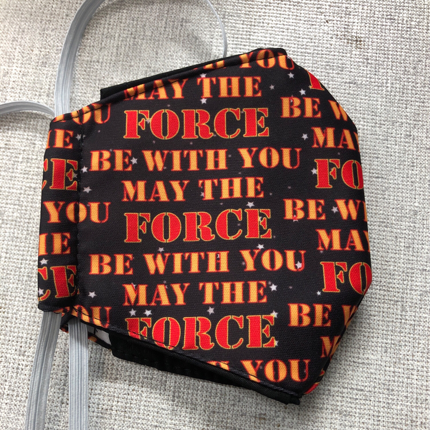 Star Wars May the Force Be With You ADULTS SIZE Face Mask