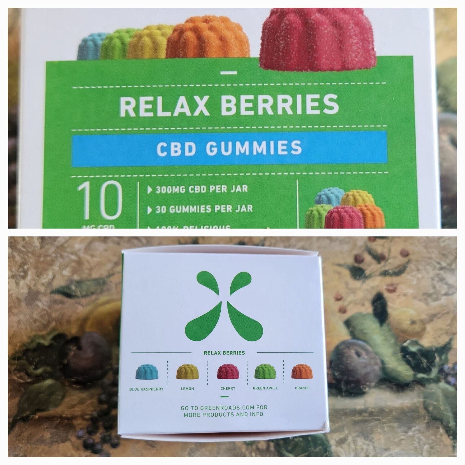 CBD RELAX BERRIES - 300MG (10MG per gummy) - New LOOK!